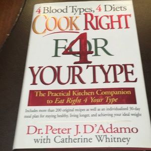 Cook Right for your type Blood type diet cookbook